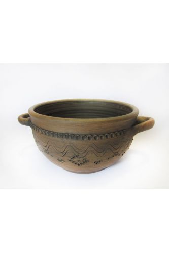 Бульйонниця із глини Візерунок (0.5 л)